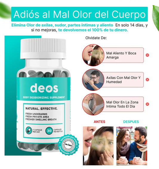 DEOS PARA LA FRESCURA CORPORAL: ELIMINA OLORES INTERNOS + APOYA LA SALUD INTESTINAL Y CUTÁNEA (VIRAL DE TIKTOK)